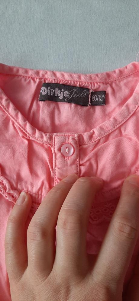 Dievčenské šaty, dirkje,80