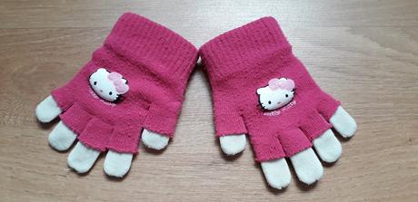 Rukavice hello kitty 6-12 rokov, c&a,122