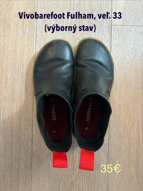 Vivobarefoot fulham veľ. 33, vivobarefoot,33