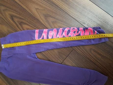 Fialove legínky unicorn, 98