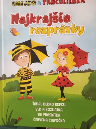 Smejko a tanculienka kniha najkrajšie rozprávky,