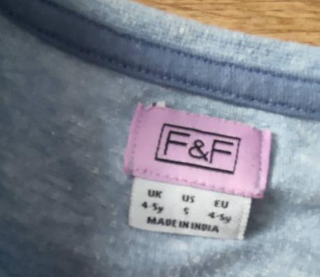 Dlhé letné tričko/tunika, f&f,110