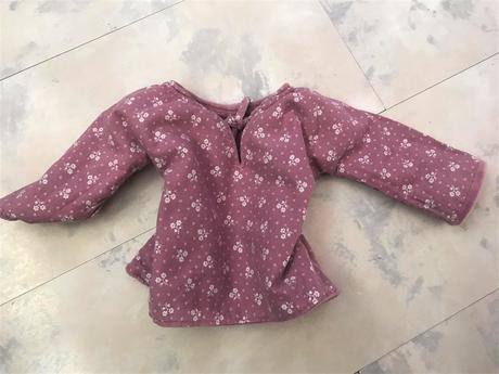 Zamatové oblečenie na veľkú bábiku, 