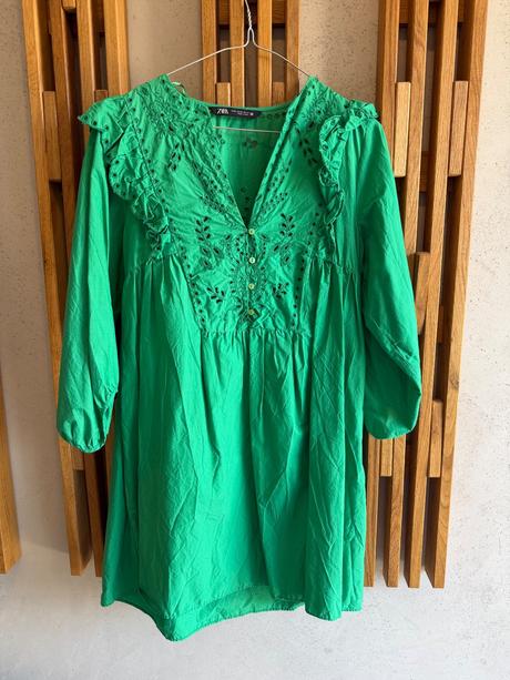 Zelene saty zara xs, zara,xs