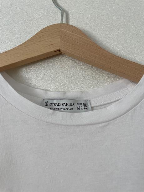 Biele tričko, stradivarius,xs