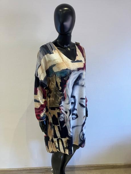 Dámska svetrová tunika vzorovaná (uni), l / m / s / xl