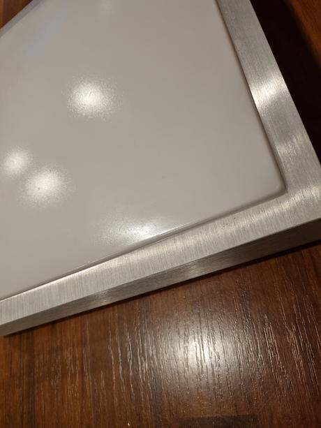 Štýlová led lampa- štvorec s hliníkovým rámom,