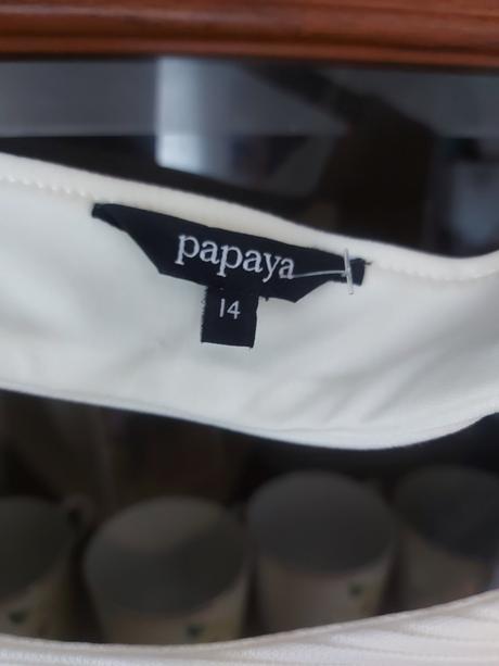 Krémové šaty, papaya,xl