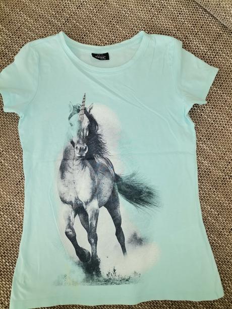 Dievčenské tričko s jednorožcom, 146