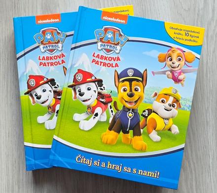 Kniha labková patrola a 10 figurok, 