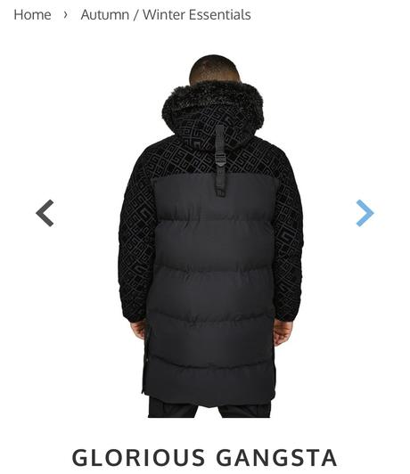 Pánska bunda glorious gangsta v.xl ako nová, xl
