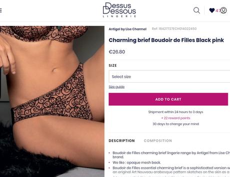 Nohavičky lise charmel veľkosť m, m