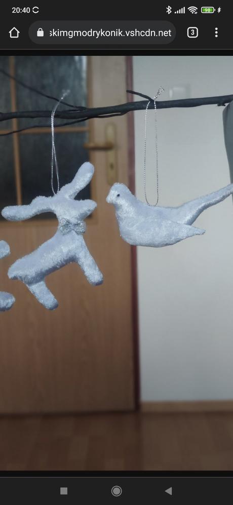 Ozdoby na stromček handmade, 