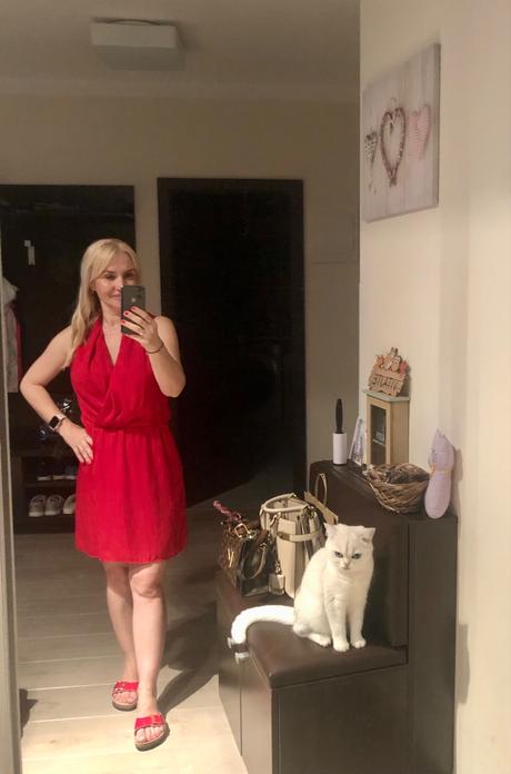 Mango cervene letné satocky, veľkosť xs, mango,xs