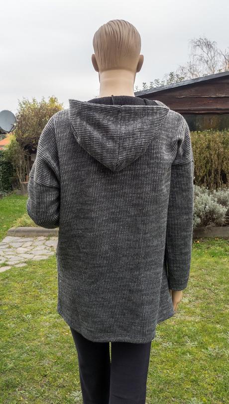 Taliansky kardigán s kapucňou, 