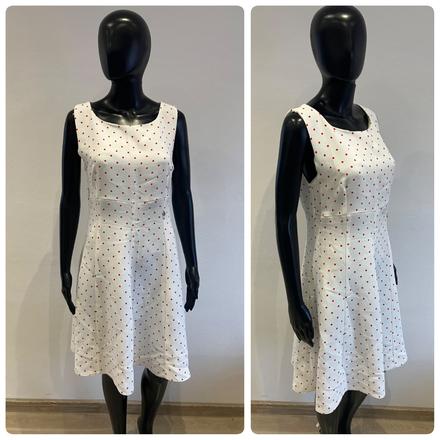 Dámske letné šaty bodkované (xl), xl