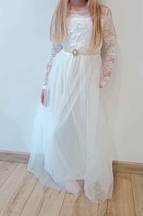 Šaty na prvé sväté prijímanie, príslušenstvo, 140