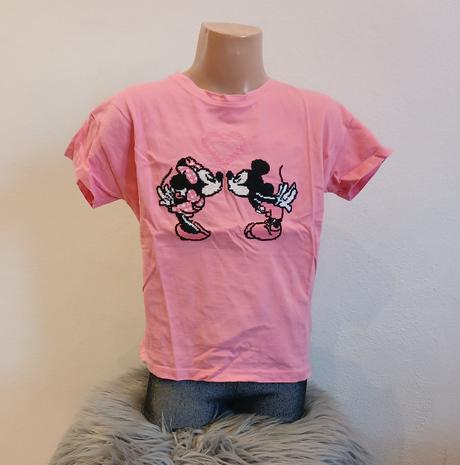 Dievčenské tričko mickey a minnie (116), disney,116