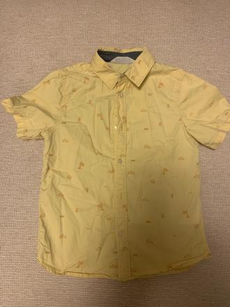 Zlta kosela s kratkym rukavom,h&m, 116, h&m,116