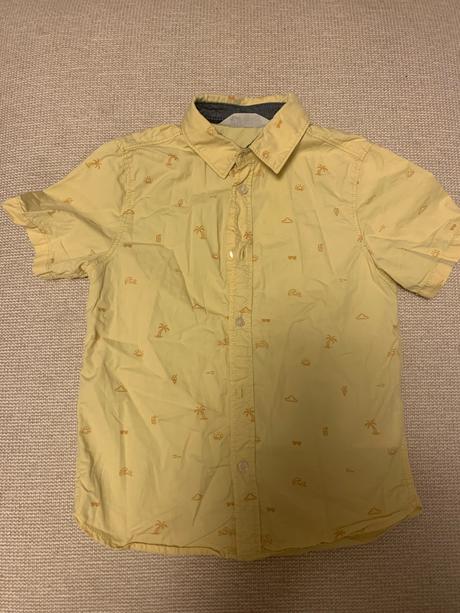 Zlta kosela s kratkym rukavom,h&m, 116, h&m,116
