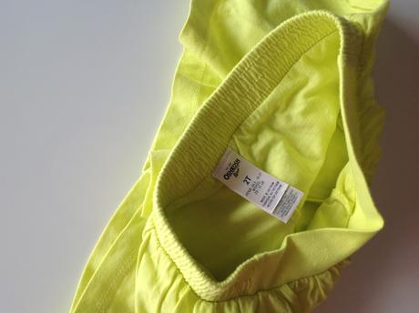 Žltá šortko-sukňa 2t, oshkosh,92