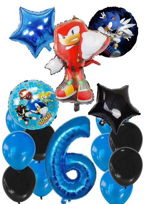 Balóny ježko sonic/knuckles/shadow- až 15/16/17/18, 