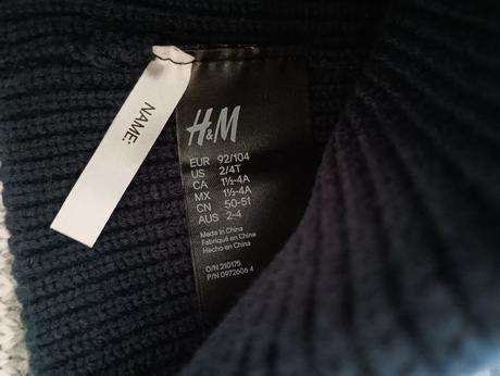 H&m čiapka, h&m,92