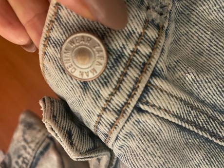 Zara trendy extravagantna riflova bunda, zara,38