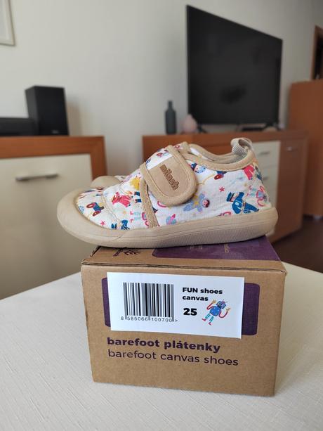 Plátenky fun shoes - milash - roboti v.25, 25