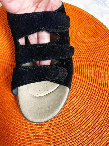 Komfortné kožené/semiš sandálky clarks, clarks,39