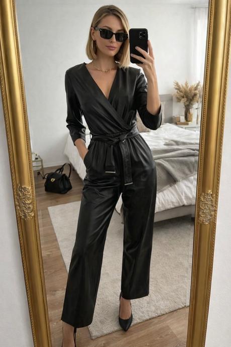 Skvelý koženkový overal značky mohito,pc 54,99 eur, mohito,s