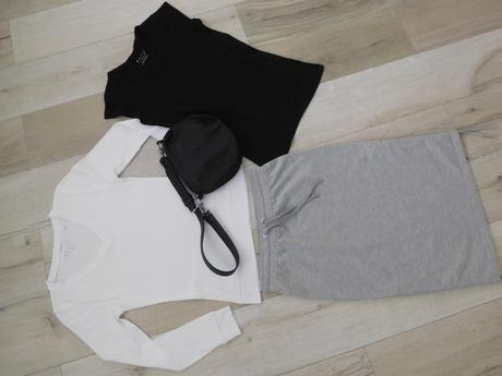 Bavlnená-sukňa tričká + kabelka,, s