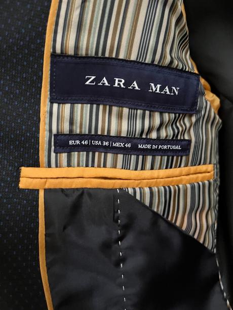 Pánske tmavomodré sako zara, zara,46
