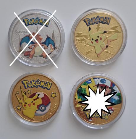 Pokémon kovové mince, 