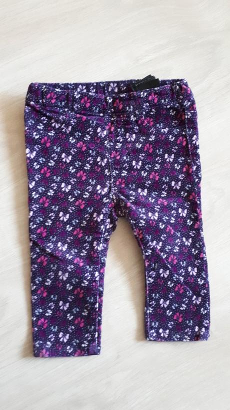 Krásne menčestrové nohavice, h&m,74