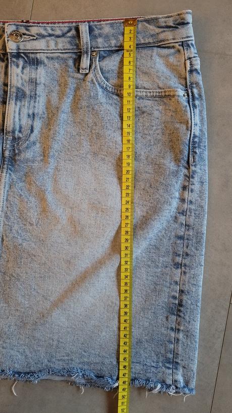 Riflová sukňa tommy hilfiger, tommy hilfiger,l