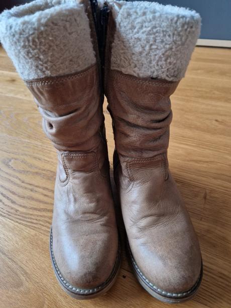 Dievčenské kožené čižmy, baťa,33