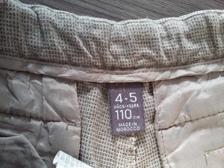 Hrubsie šortky, zara,110