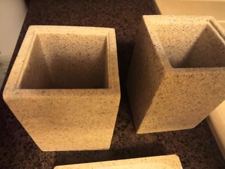 Nádobky do kúpeľne - na zubné kefky a mydlo, dávko, 