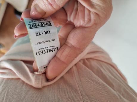 Ružový elastický top 38, 38