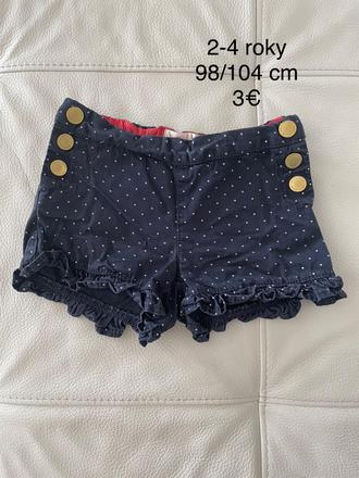 Detské riflové kraťase, lindex,98