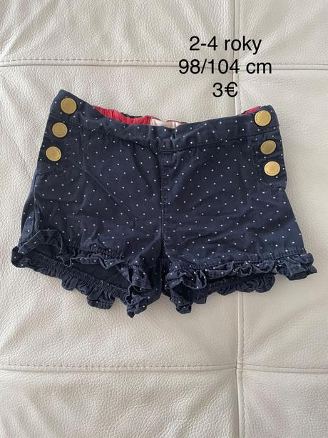 Detské riflové kraťase, lindex,98