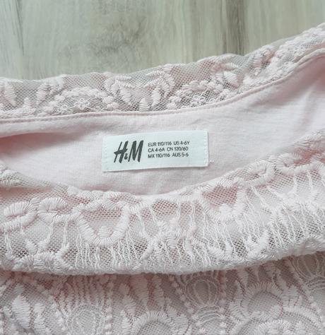 Dievčenské šaty h&m č.110/116, h&m,116