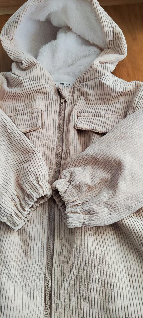 Prechodná bunda zateplená béžová, 98