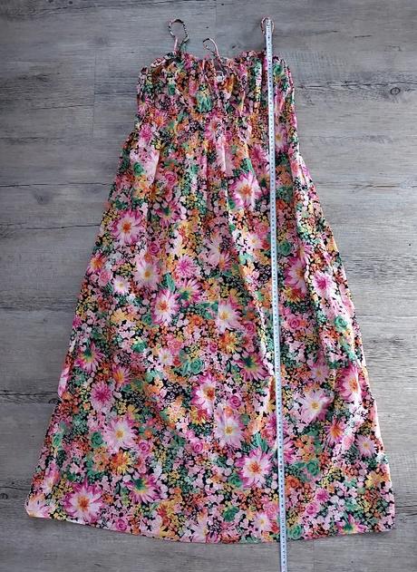 Kvetinové dlhé šaty h&m, h&m,38