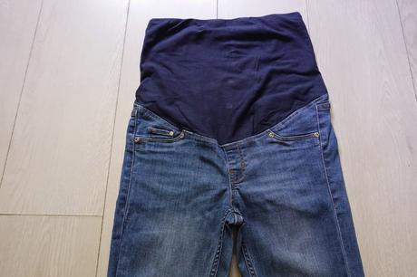 Tehotenské rifle h&m mamam super skinny, h&m,38