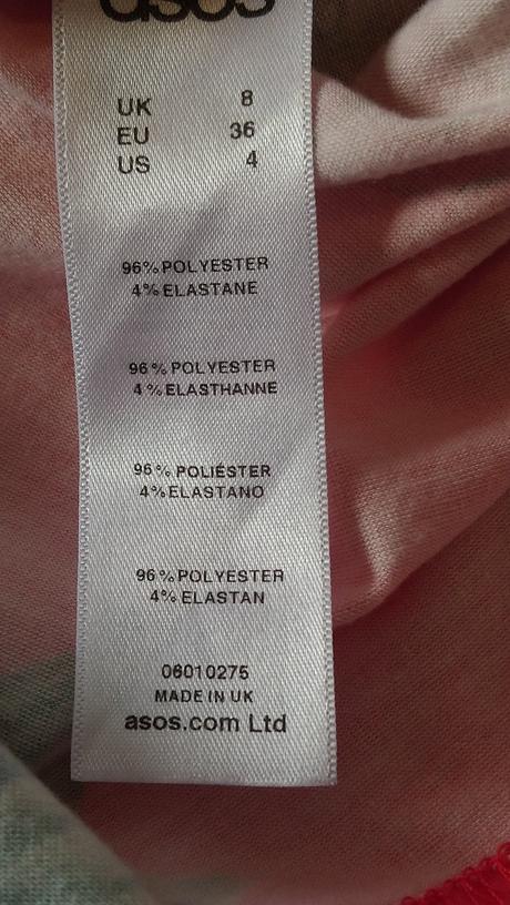 Dámske elastické ružové materské šaty, asos, s