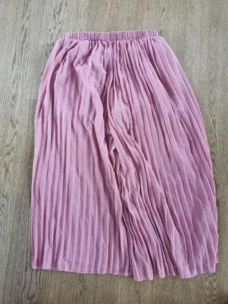 Skladane nohavice - sukna, l