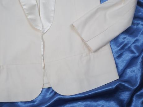 Luxusné bielomaslové sako alba moda, 38