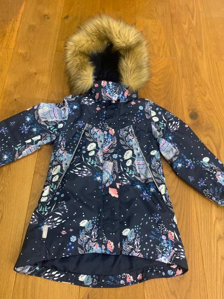 Reima muhvi predĺžená zimná bunda, parka 116/122, reima,116